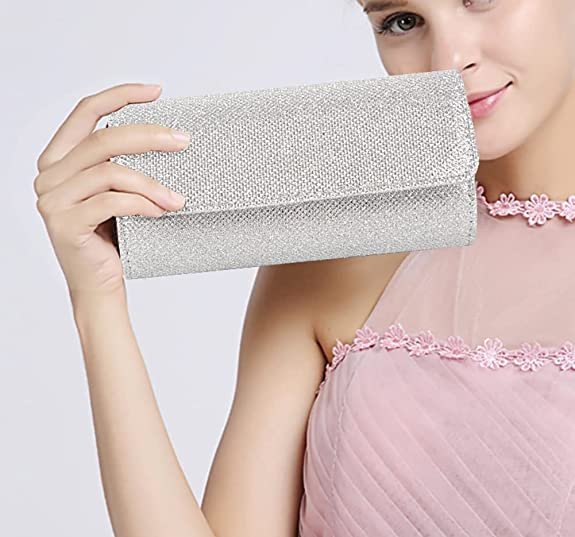 Evening Bag Clutch Purses for Women Ladies Sparkling Party Handbag Wedding Bag