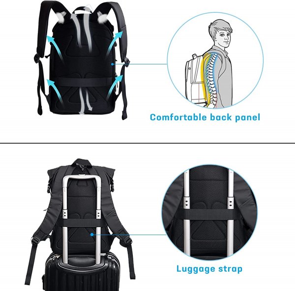 Travel Laptop Backpack, Business Backpack for Men & Women