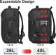 Travel Backpack for Women Men , 40L Extra Large Carry on Backpack